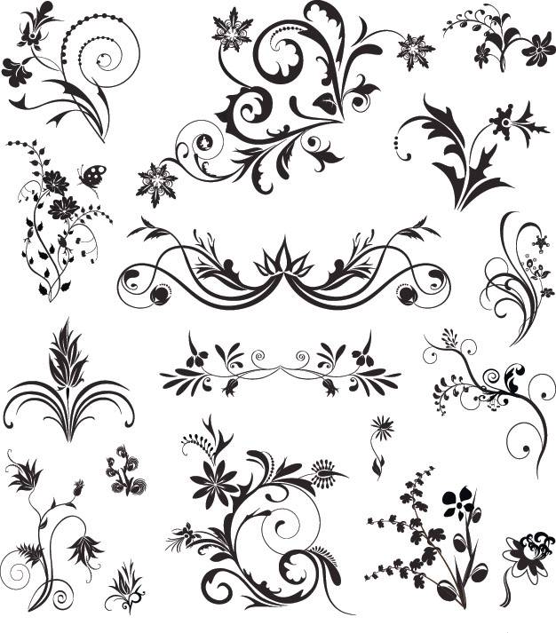 free vector The pattern element vector fashion